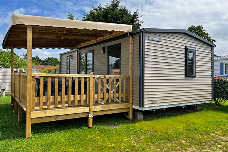 Premium Family mobile home 3 bedrooms 6 persons | Camping*** La Chênaie mobile home rental La Palmyre France